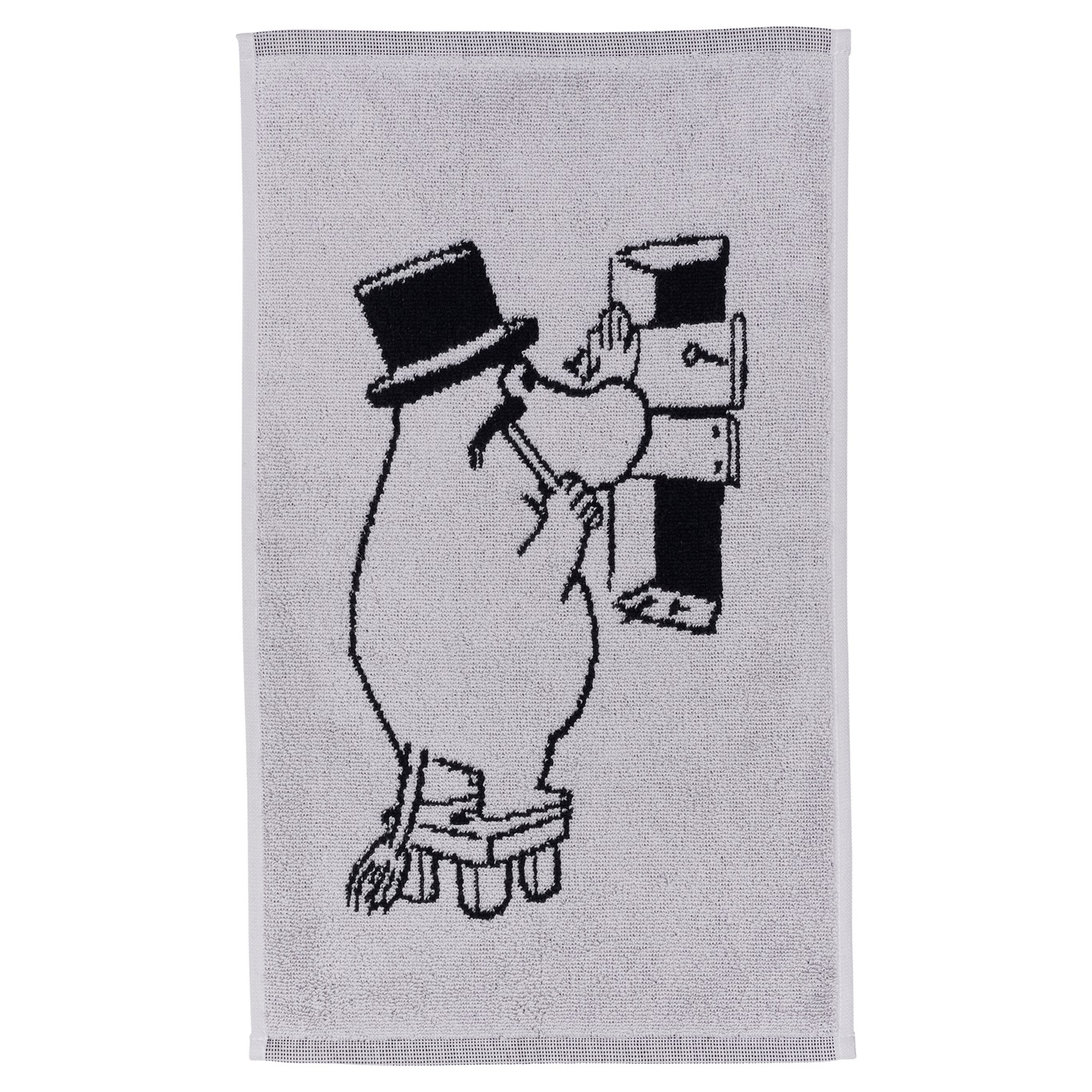 Moomin Håndkle 30x50 cm, Mummipappa Grå