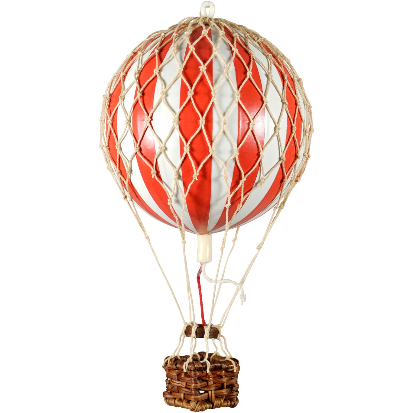 Floating The Skies Luftballong 13x8.5 cm, Rød / Hvit