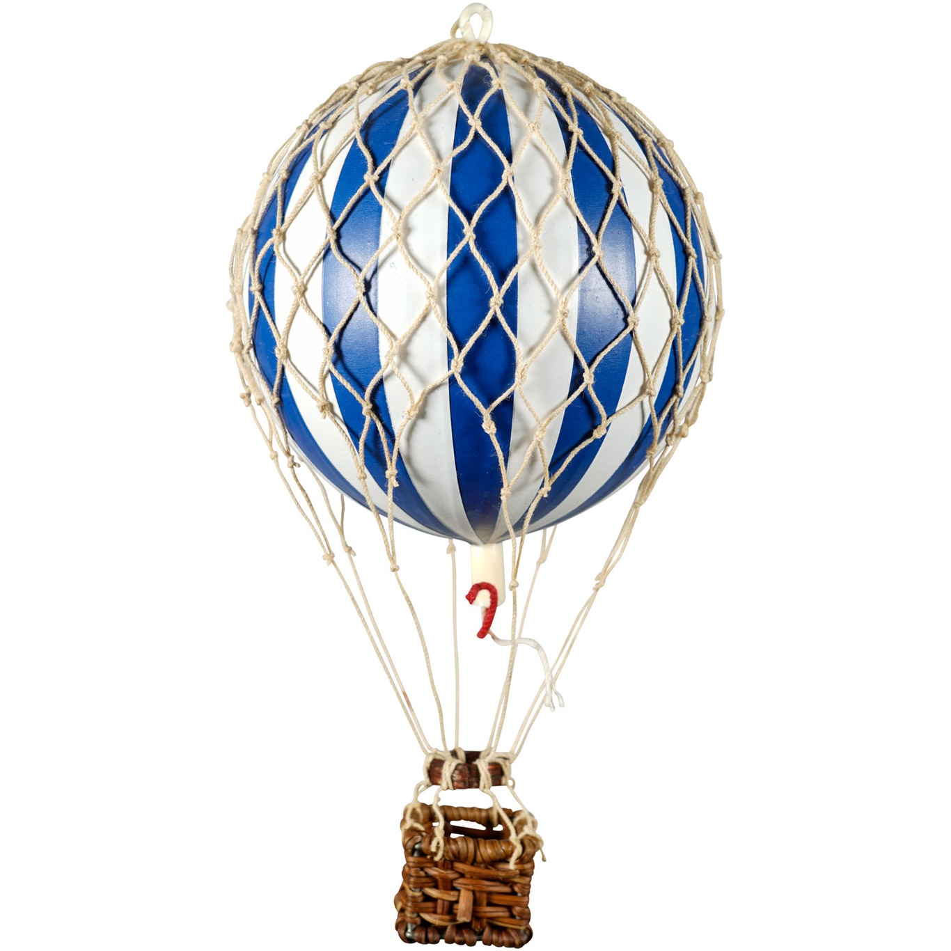Floating The Skies Luftballong 13x8.5 cm, Blå / Hvit
