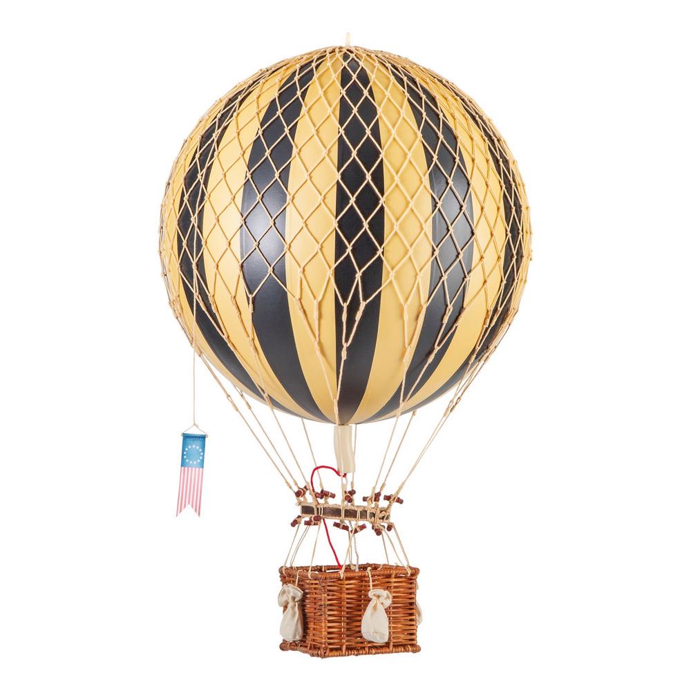 Royal Aero Luftballong 32x56 cm, Svart