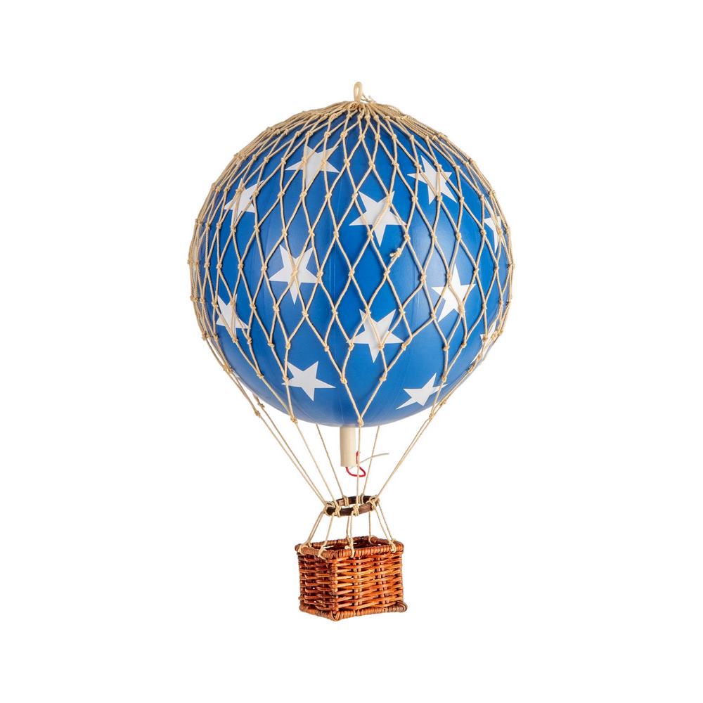 Travels Light Luftballong 18x30 cm, Blue Stars
