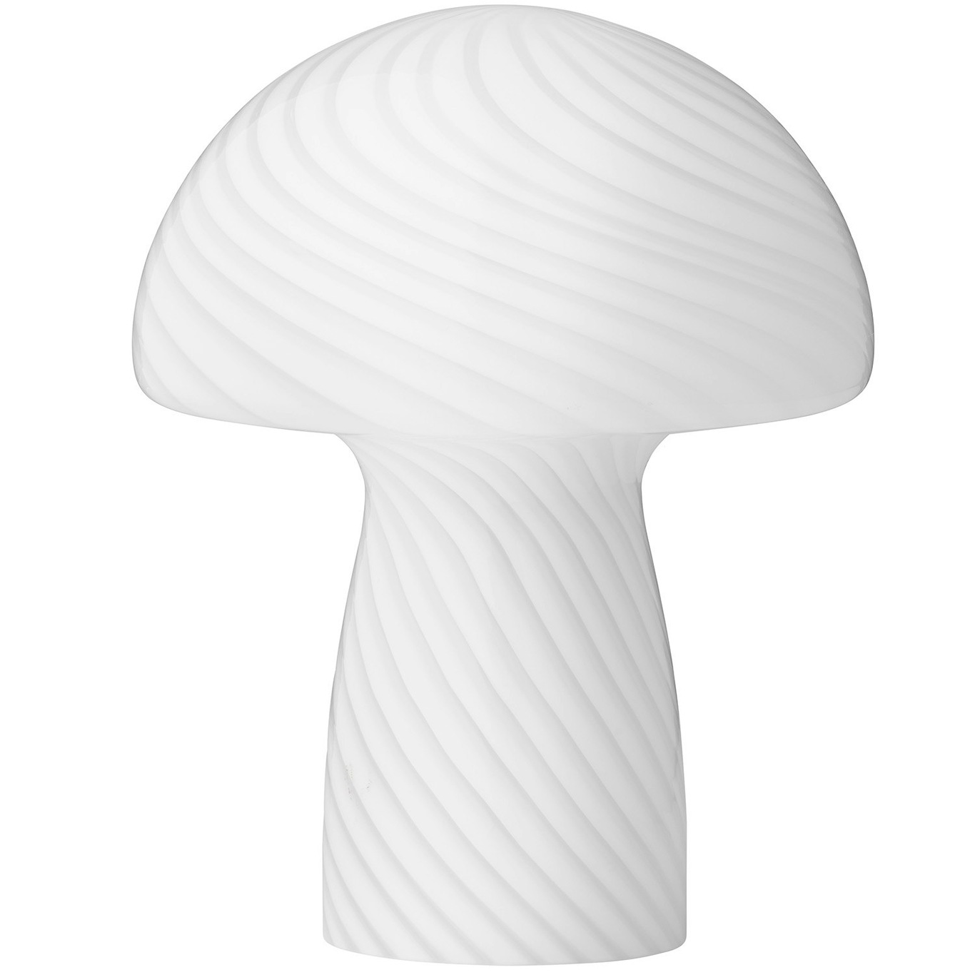 Mushroom Bordlampe 23 cm, Hvit