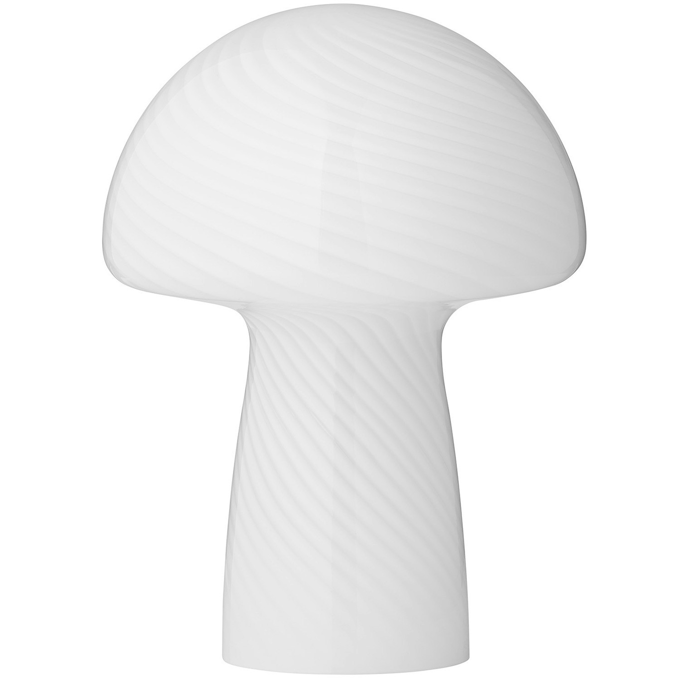 Mushroom Bordlampe XL 32 cm, Hvit