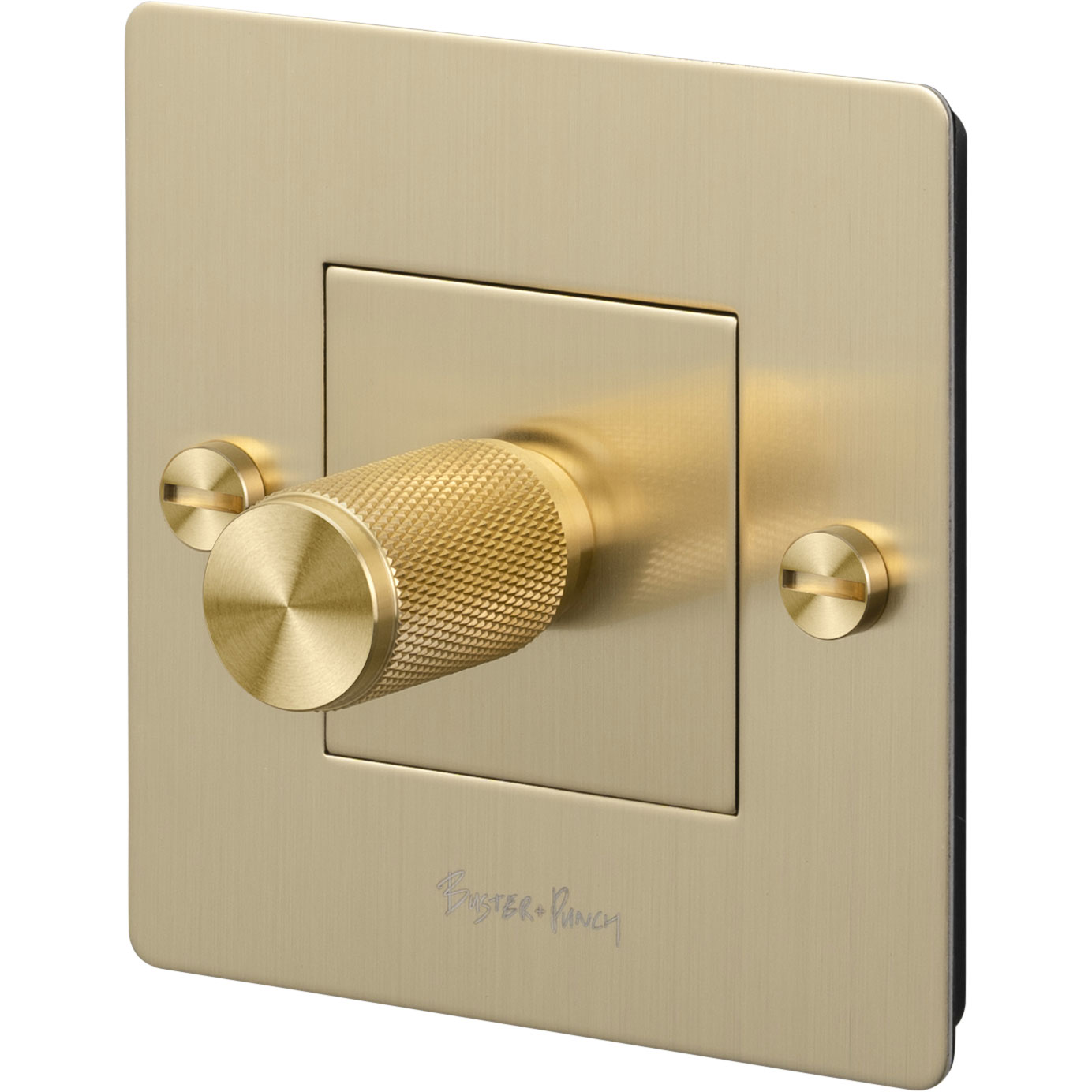 Buster + Punch 1G Dimmer Switch 2 Way 100W LED, Brass Messing Metall