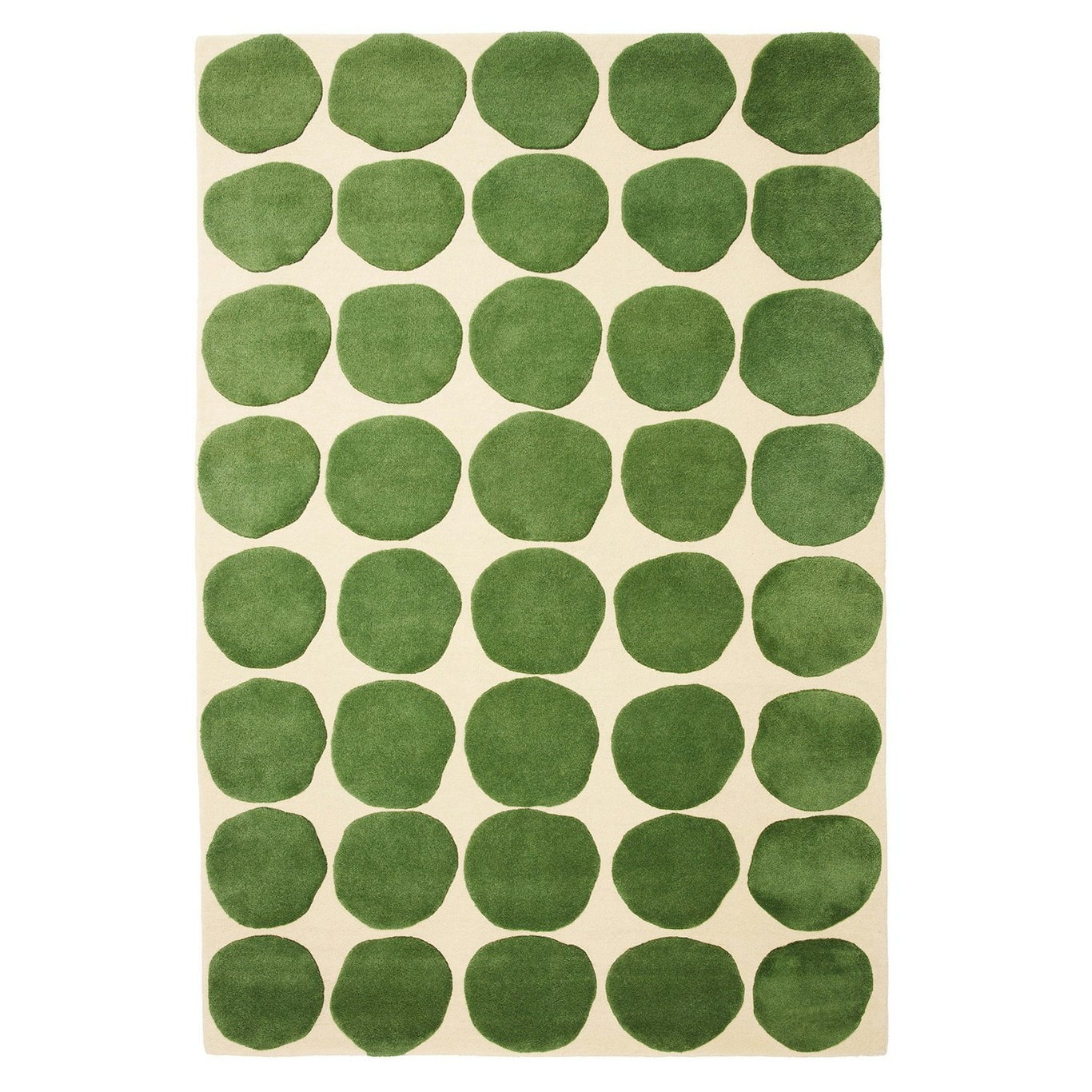Dots 2 Level Teppe Light Khaki / Cactus Green, 230x320_cm cm