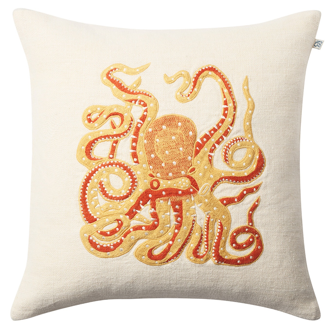 Octopus Putetrekk 50x50 cm, Spicy Yellow/Orange