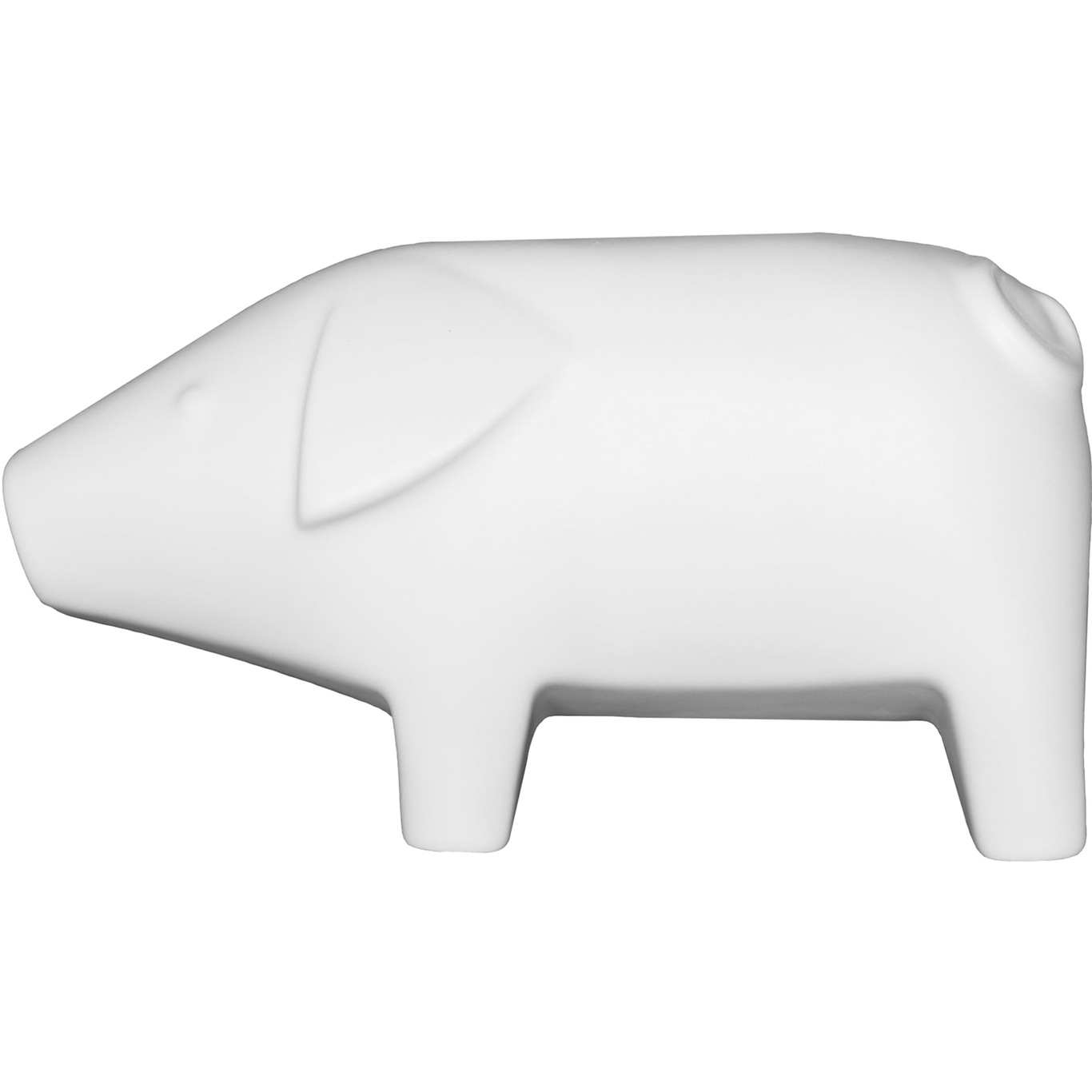 Swedish Pig Dekorasjon White, 24 cm