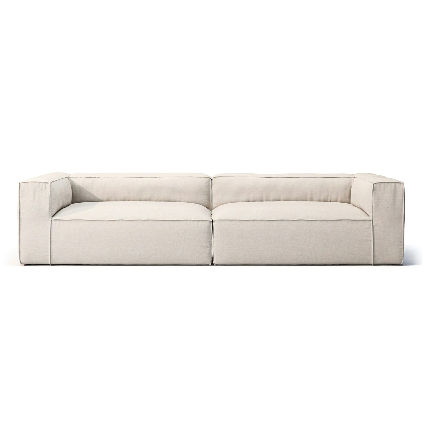 Grand Utendørs 4-seter Sofa, Linen Chalk