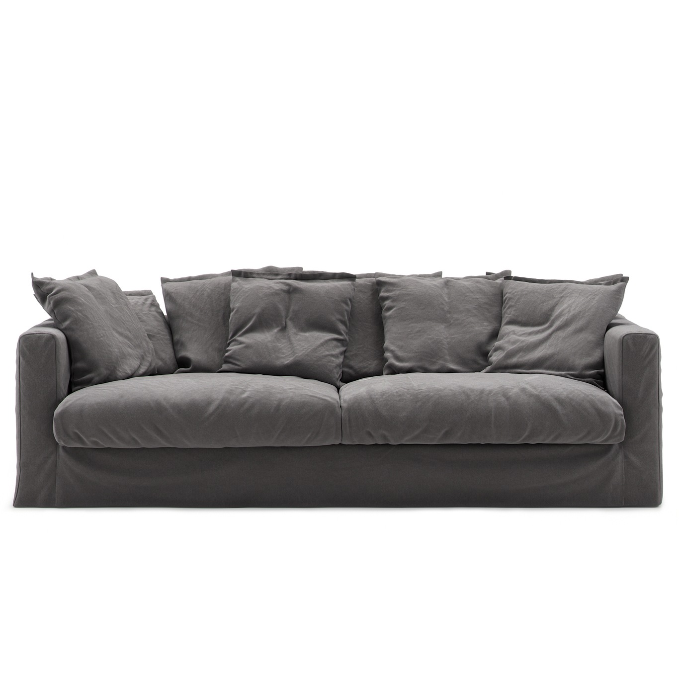Le Grand Air Sofa 3-seters Bomull, Limited Mørkegrå Melange