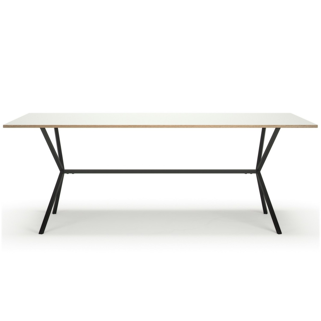 Loft Dining Table Spisebord Hvit, 90x200 cm
