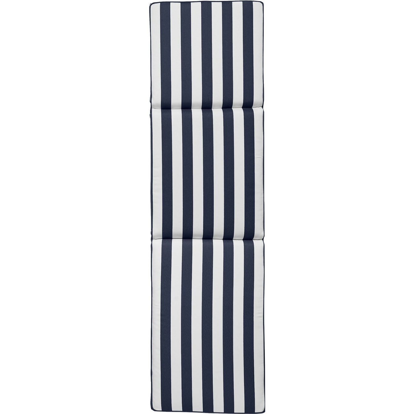 Wide Stripe Solstolpute 50x186 cm, Marineblå