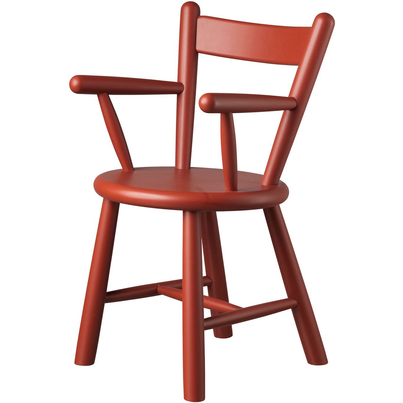 P9 Barnestol, Bøk / Rød
