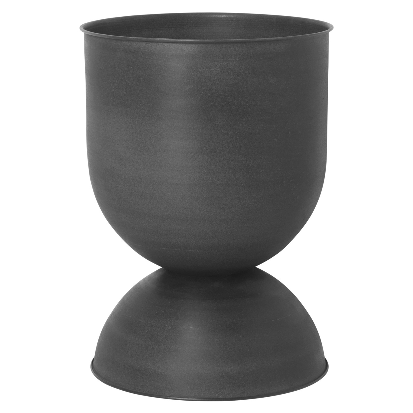 Hourglass Potte Medium, Sort/Mørk Grå