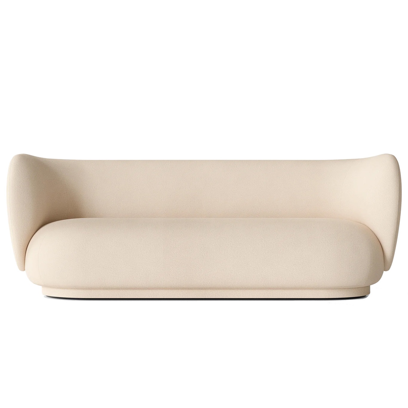 Rico Brushed 3-Seter Sofa, Off-white