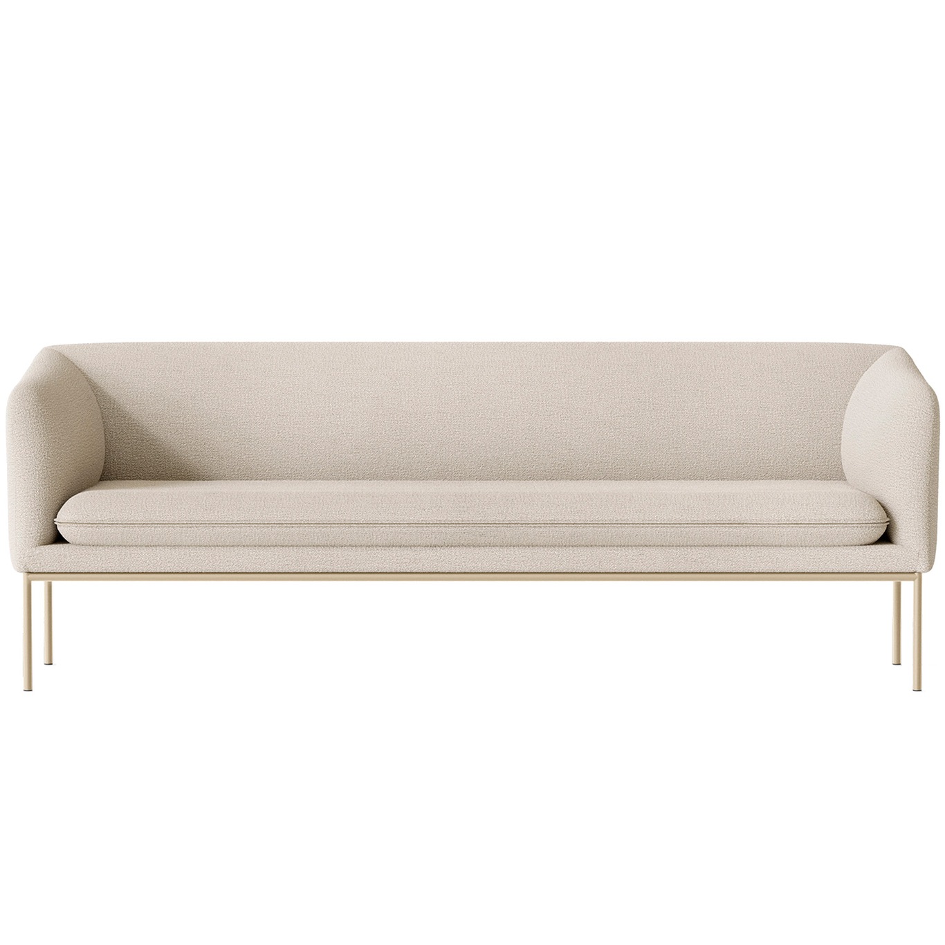Turn Boucle 3-Seter Sofa, Off-white