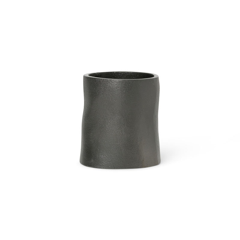 Yama Dekorativ Oppbevaring Ø7,5 cm, Blackened Aluminium