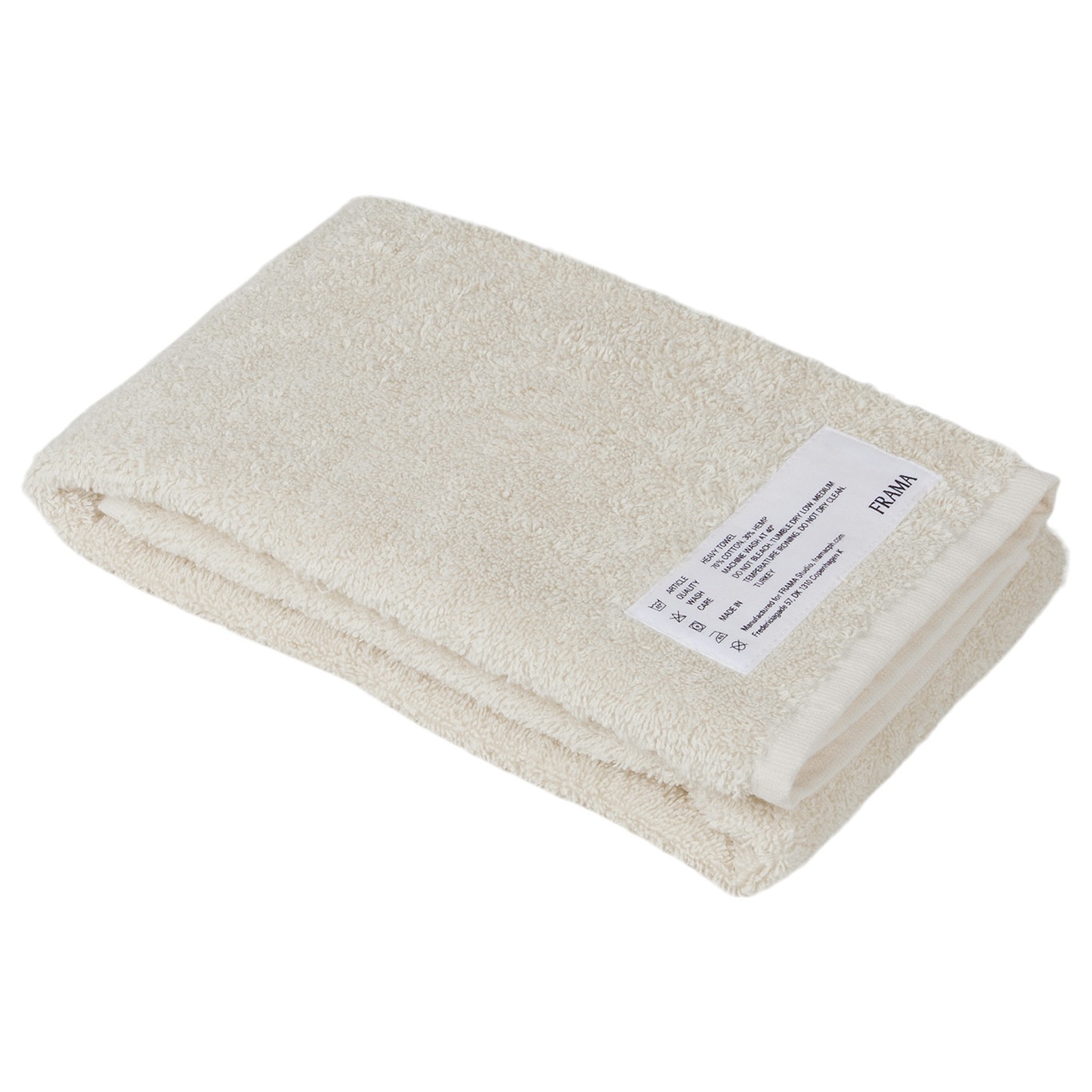Heavy Towel Håndkle 50x80 cm, Benhvit