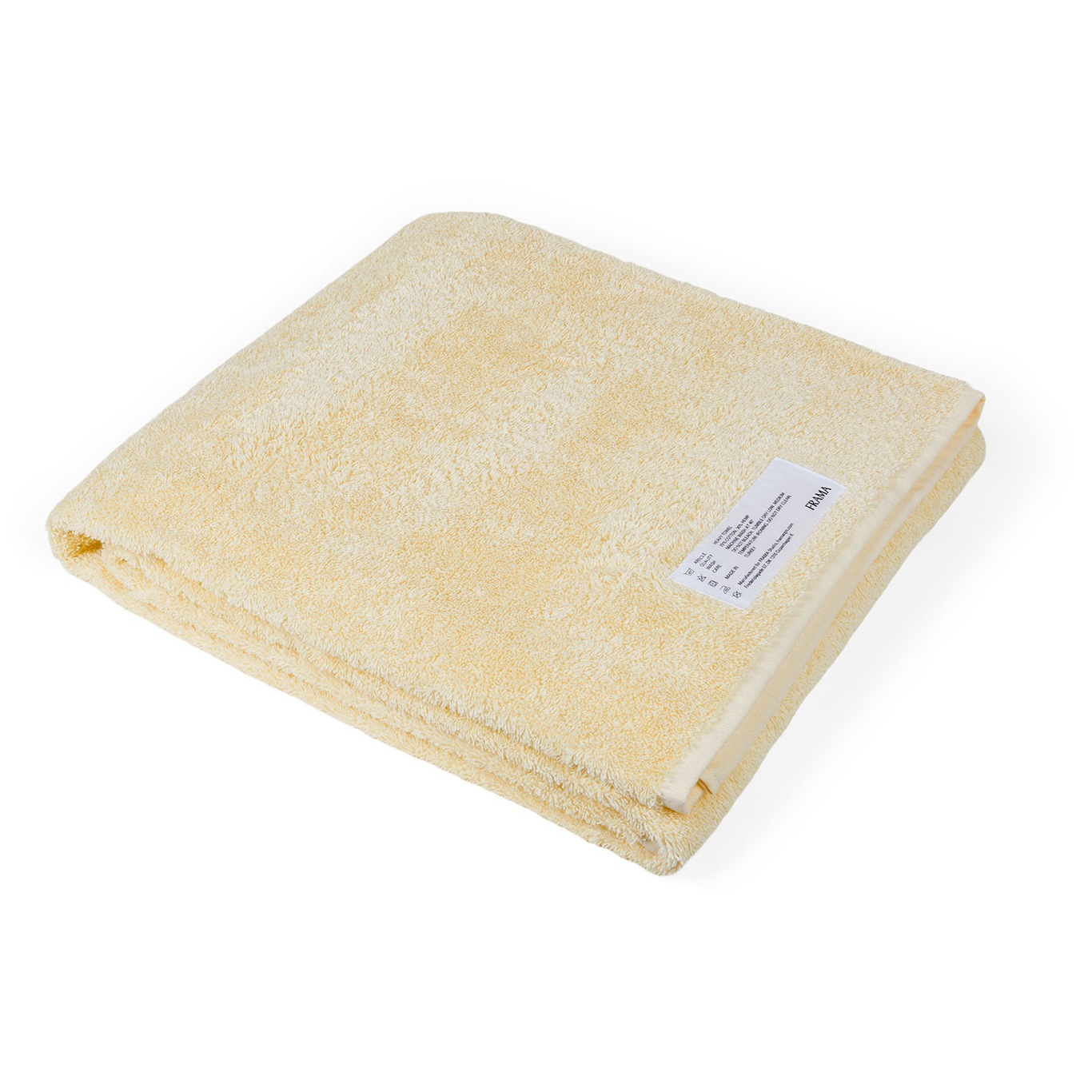 Heavy Towel Badelaken 100x150 cm, Pale Yellow