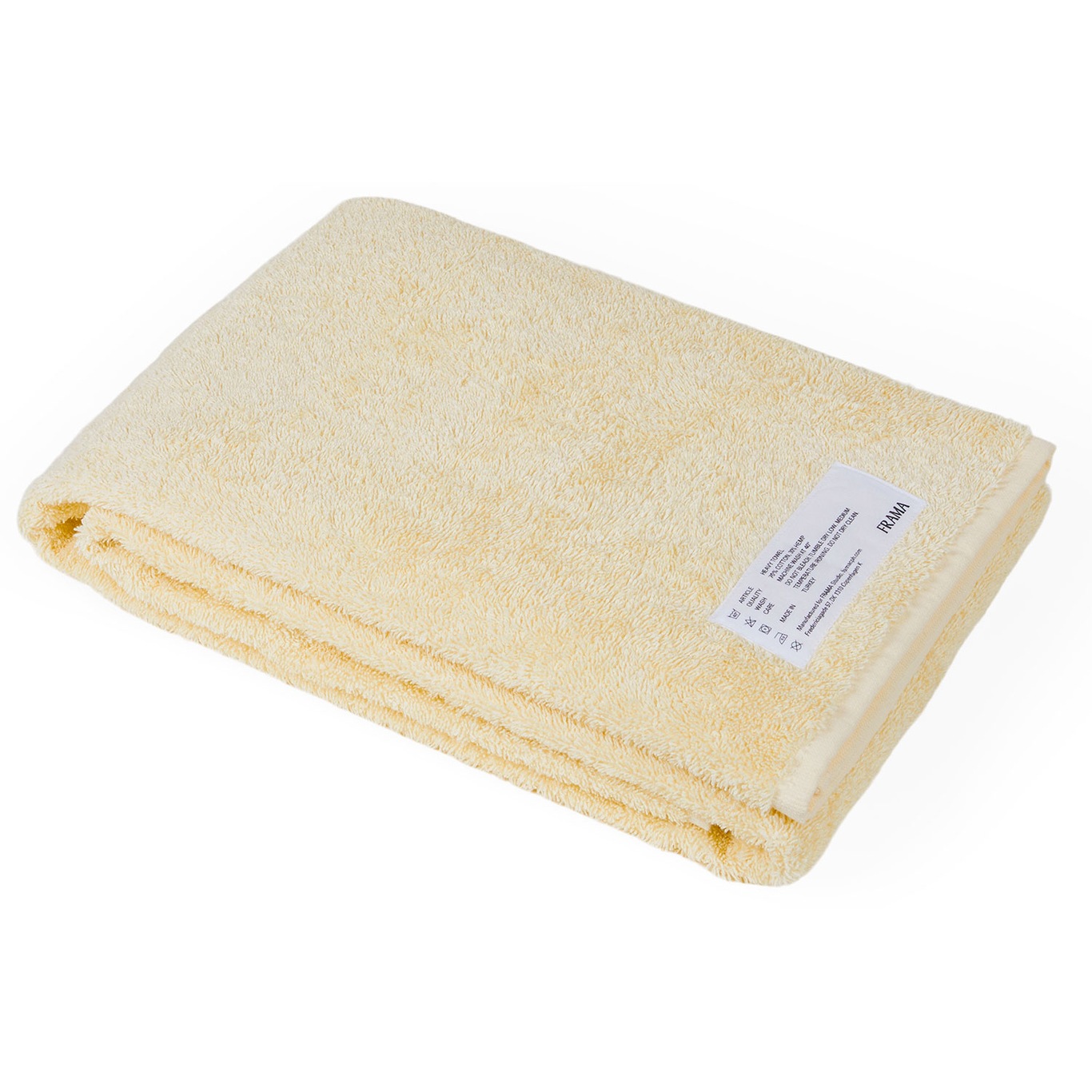 Heavy Towel Badehåndkle 70x140 cm, Pale Yellow