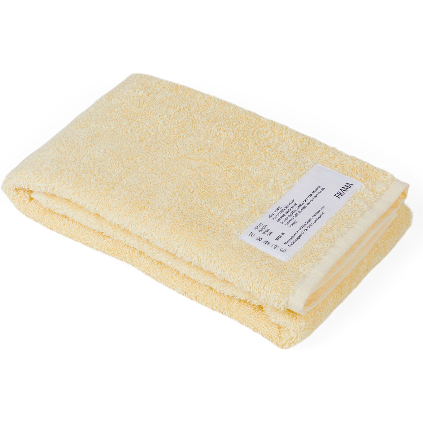 Heavy Towel Håndkle 50x80 cm, Pale Yellow