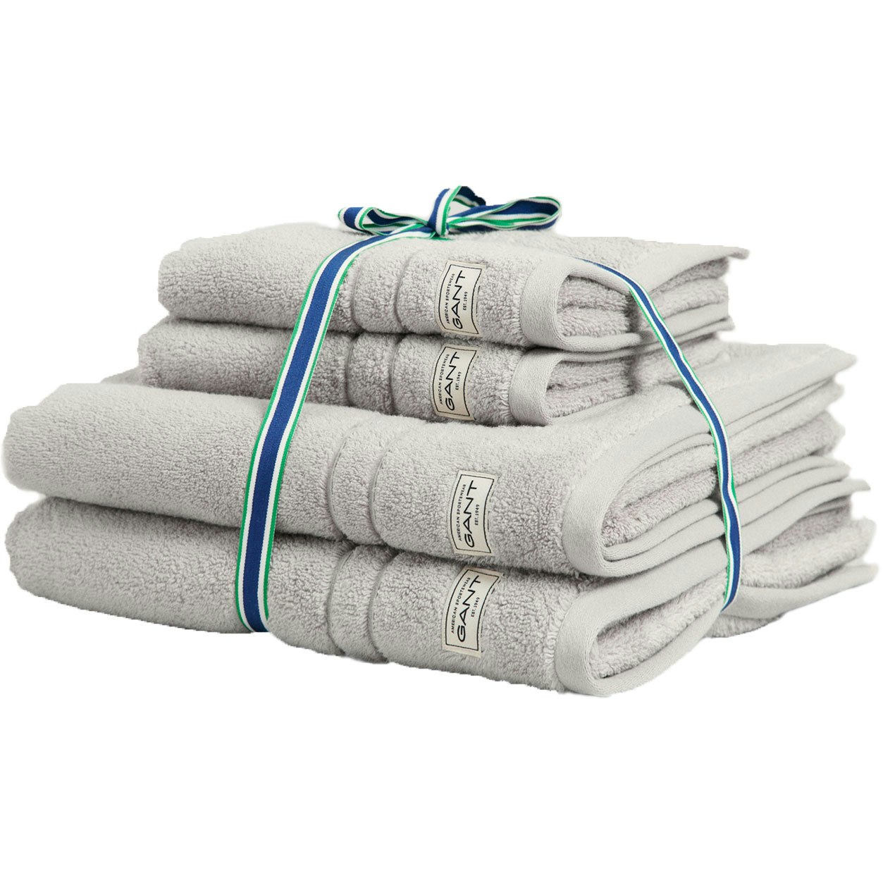 Premium Håndklær 4-pk 50x70 + 70x140 cm, Heather Grey