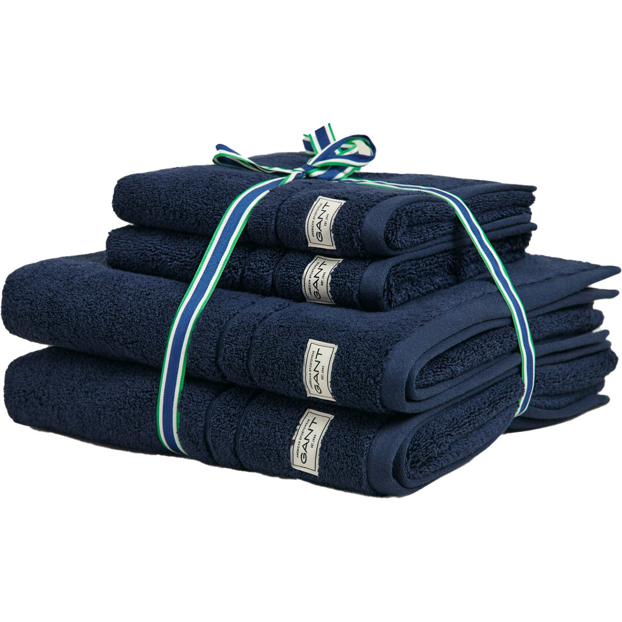 Premium Håndklær 4-pk 50x70 + 70x140 cm, Marine