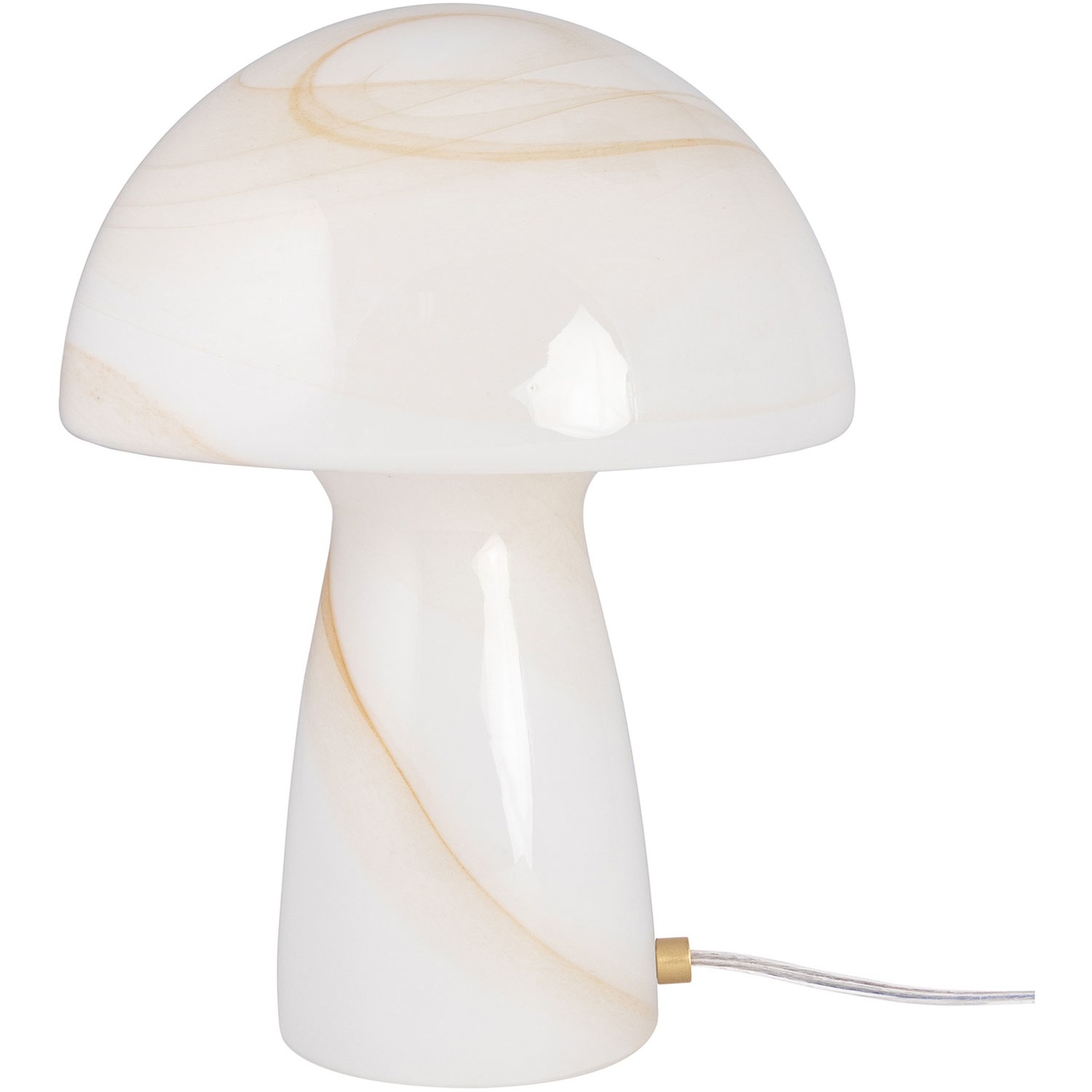 Fungo Swirl Bordlampe 22 cm, Beige
