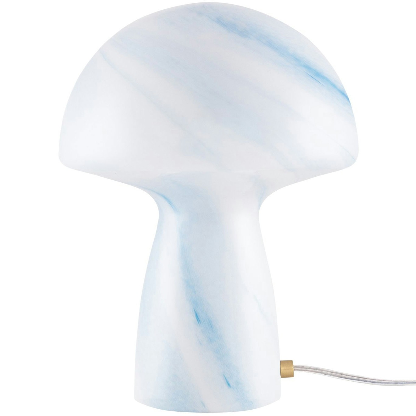 Fungo Swirl Bordlampe 22 cm, Blå