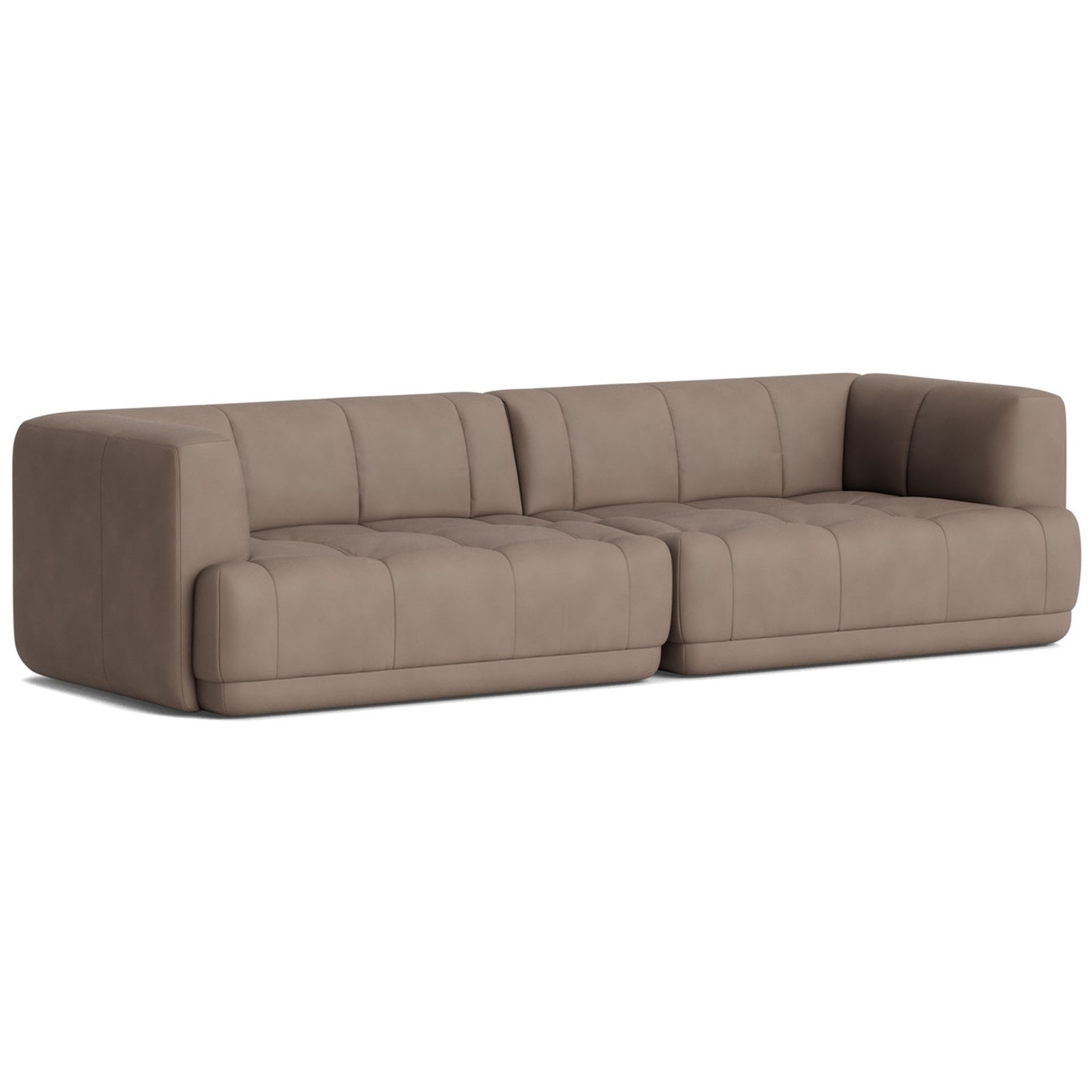 Quilton 3-Seter Sofa Konfigurasjon 1, Skinn Sense Nougat