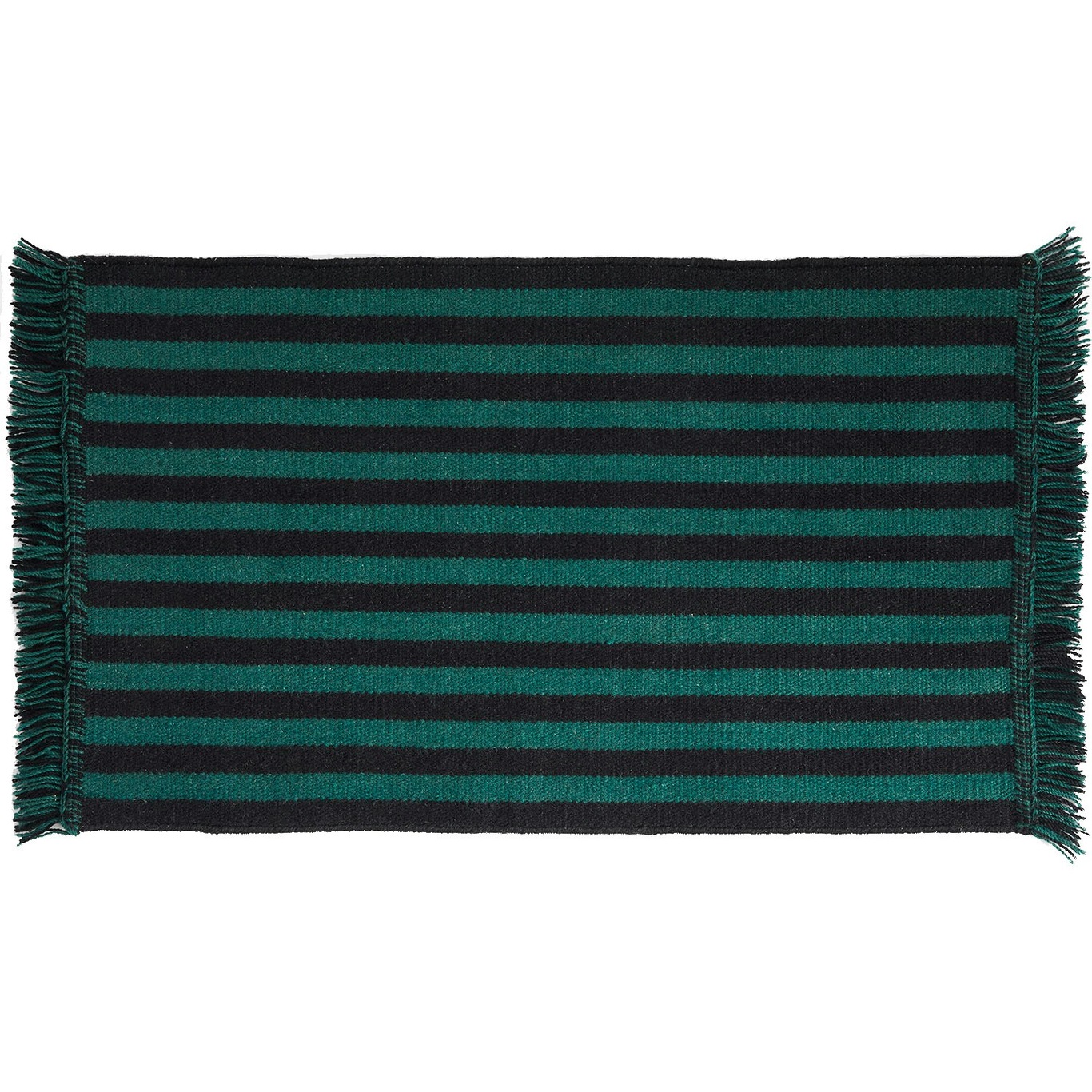 Stripes and Stripes Teppe 52x95 cm, Grønn