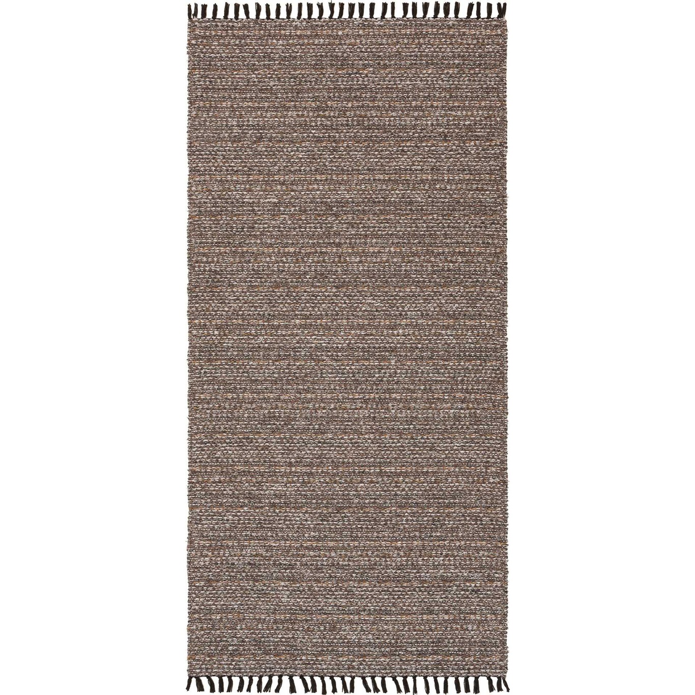 Cotton Tova Teppe 70x200 cm, Mørkebrun