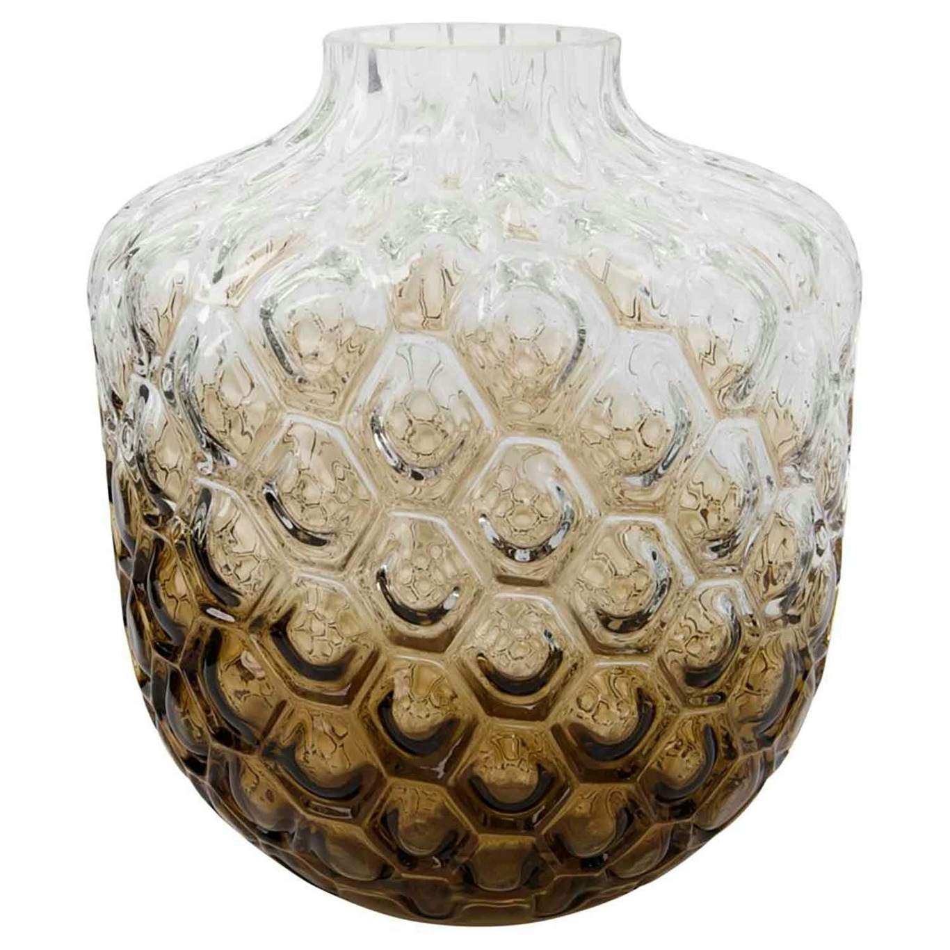 Art Deco Vase, Brun
