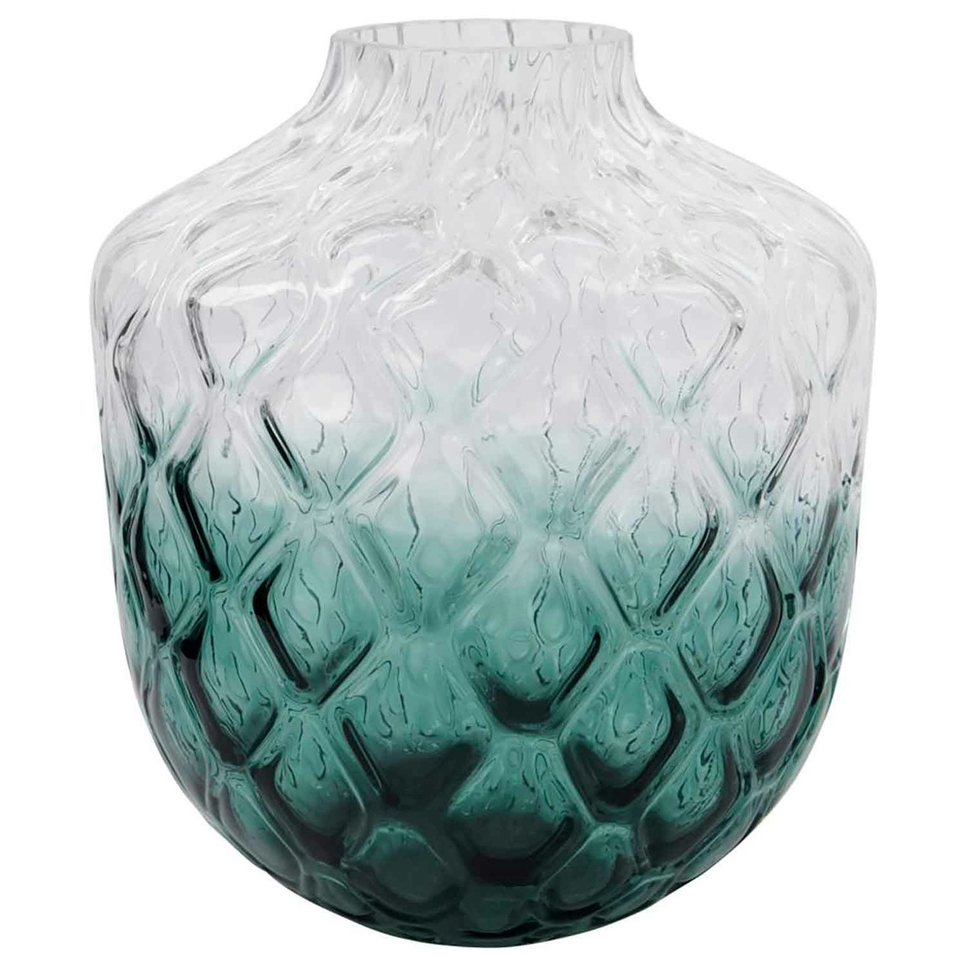 Art Deco Vase, Grønn