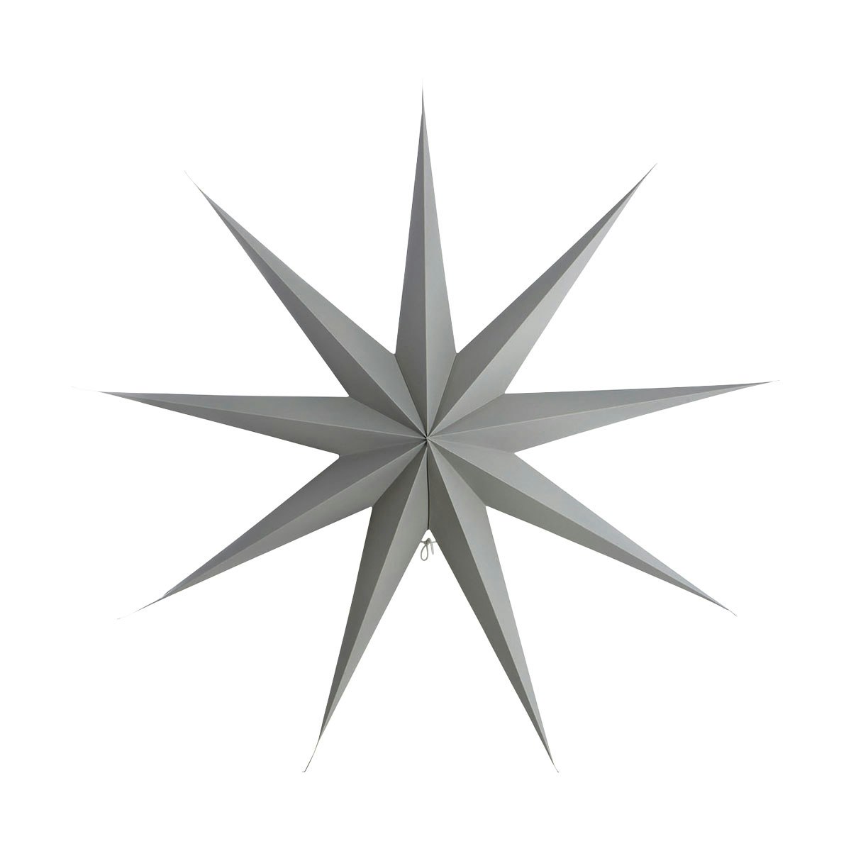 Star Papirstjerne 9 Spisser 87 cm, Grå