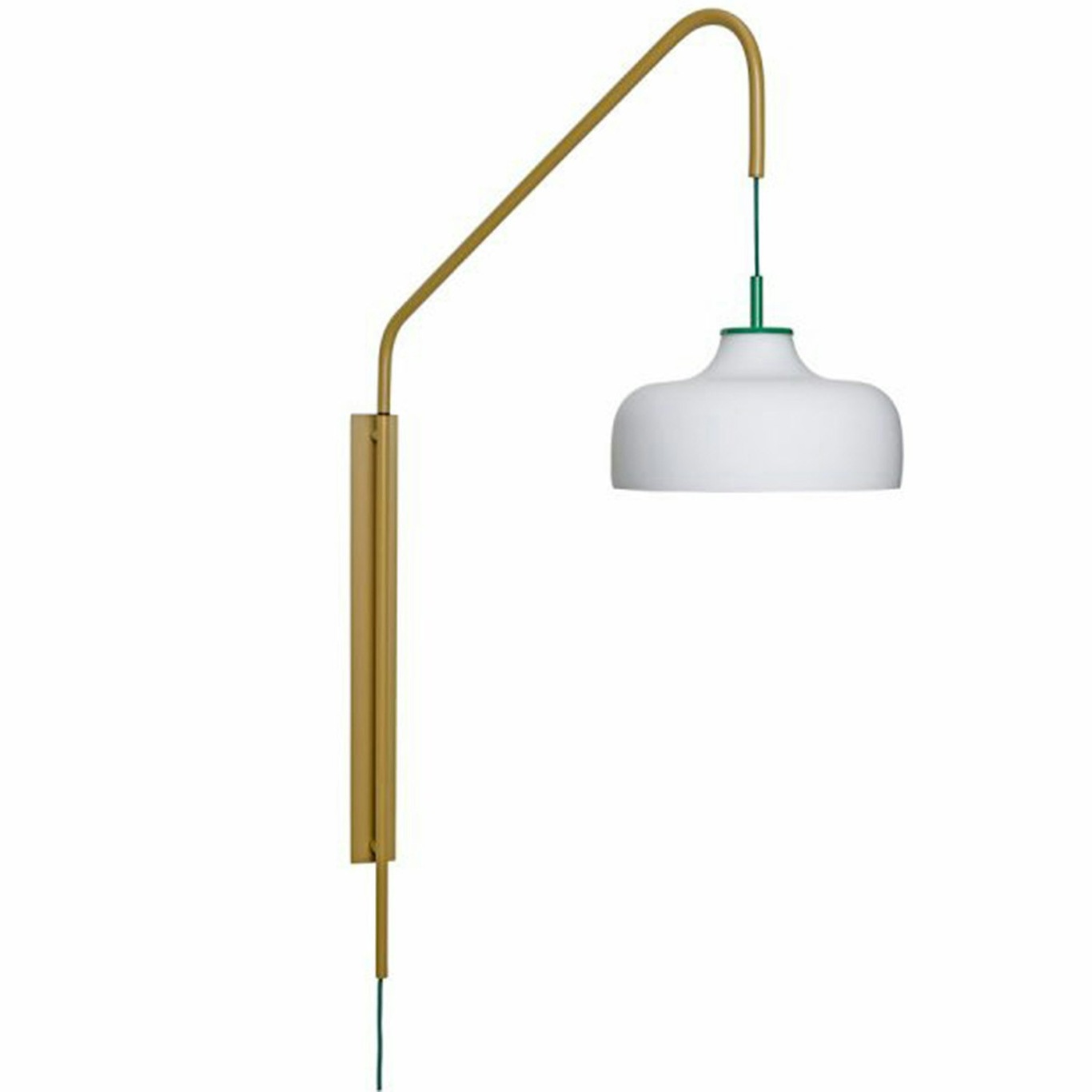 Current Vegglampe, Grønn/Khaki