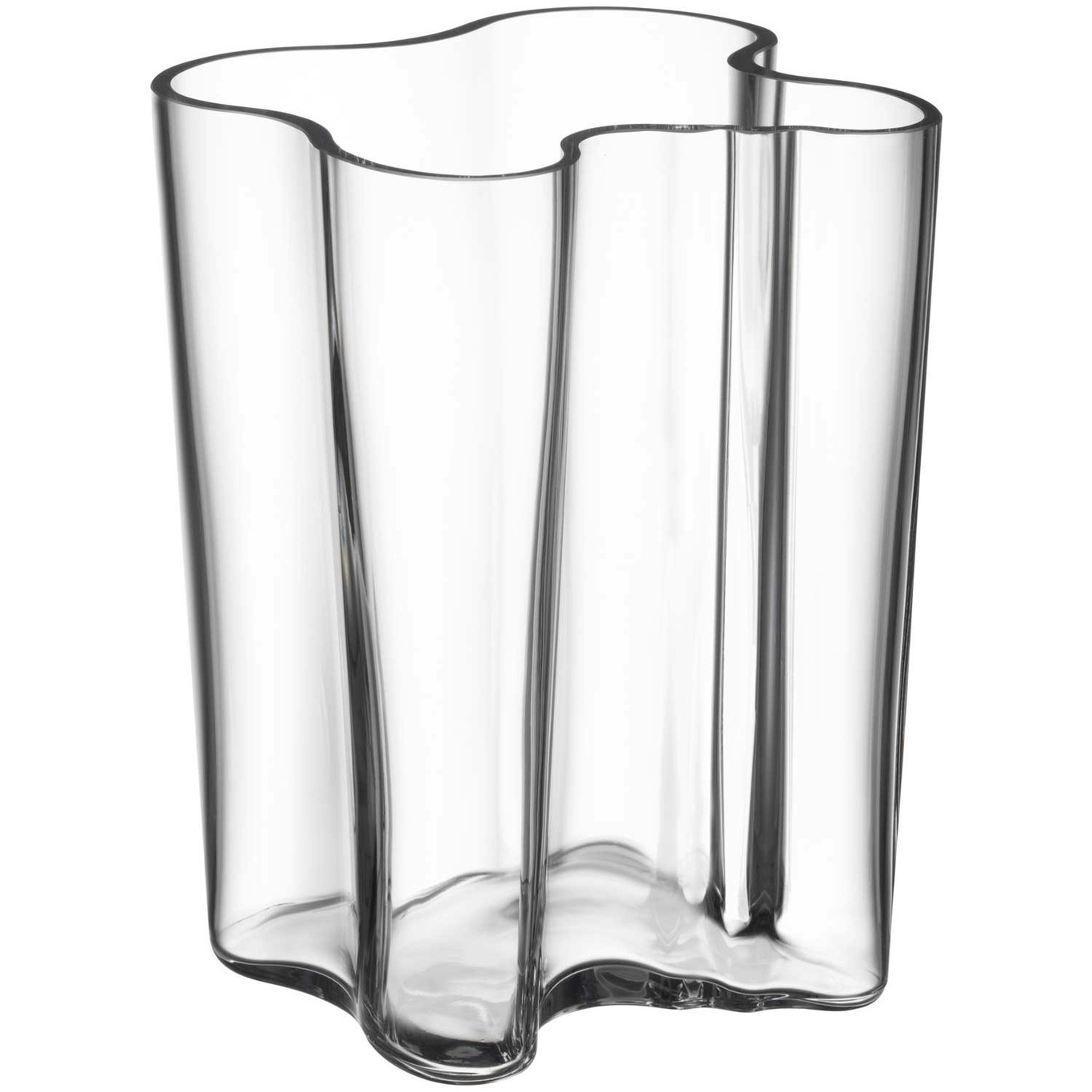 Alvar Aalto Vase 18 cm, Klar