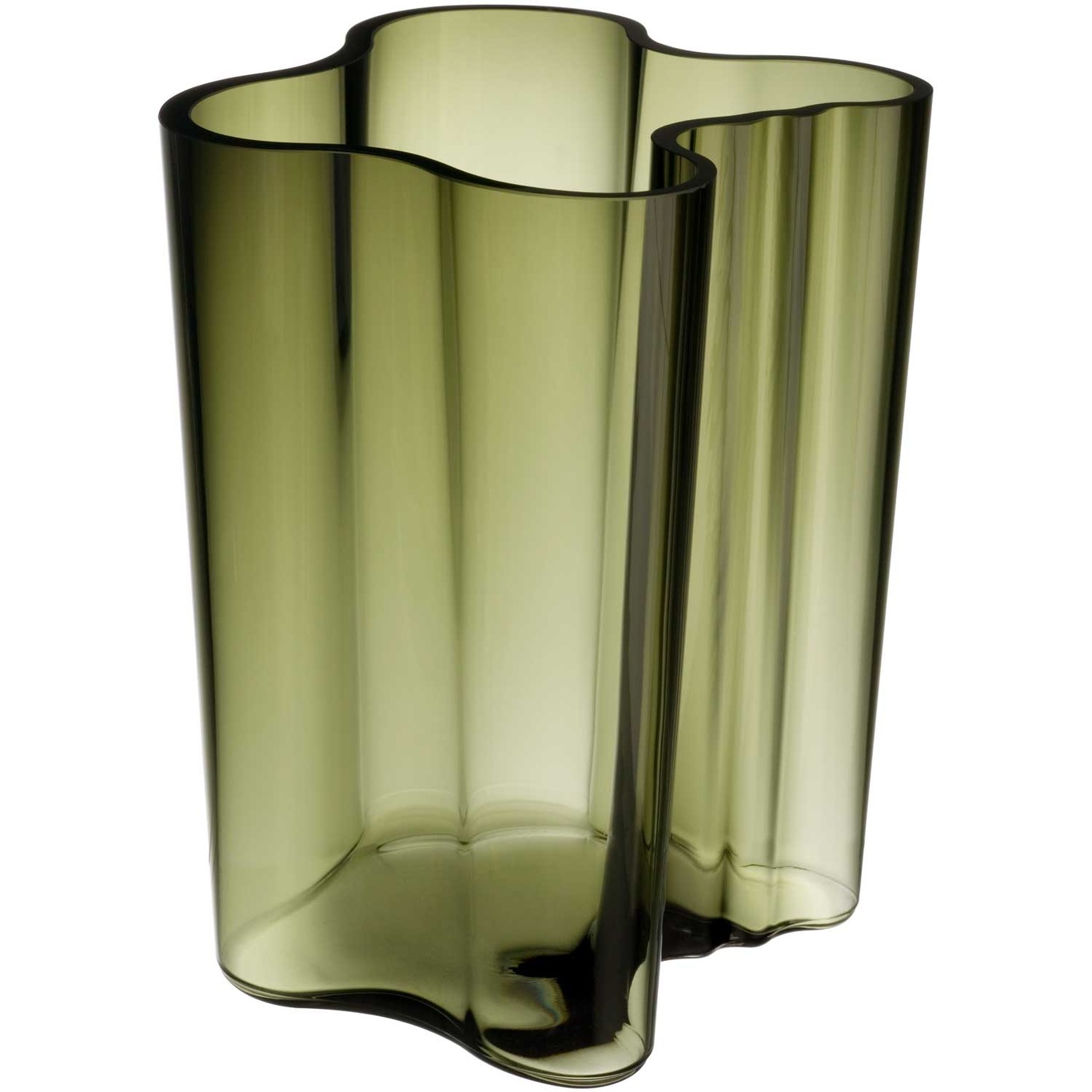 Alvar Aalto Vase 18 cm, Moss Green