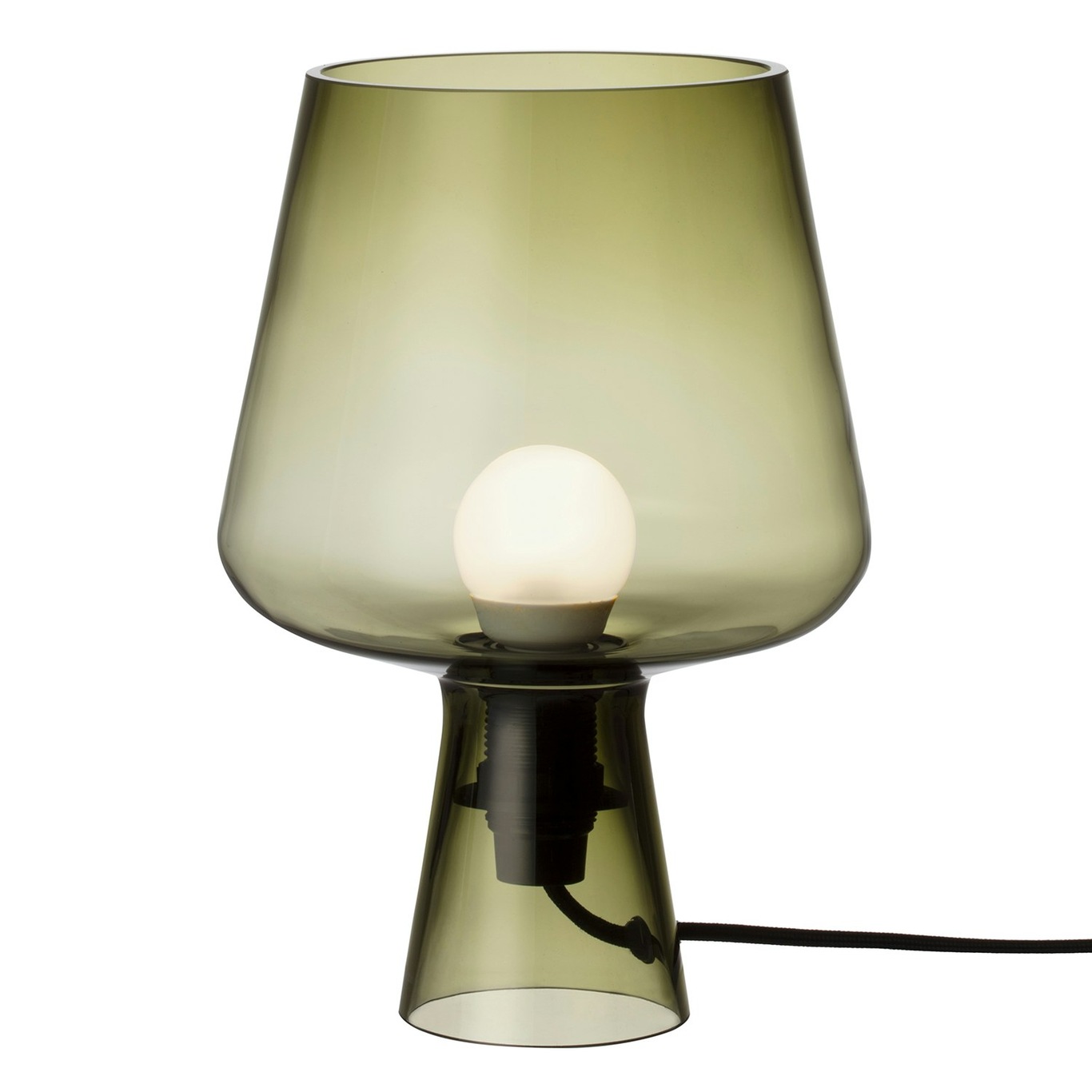 Leimu Bordlampe 24 cm, Mosegrønn