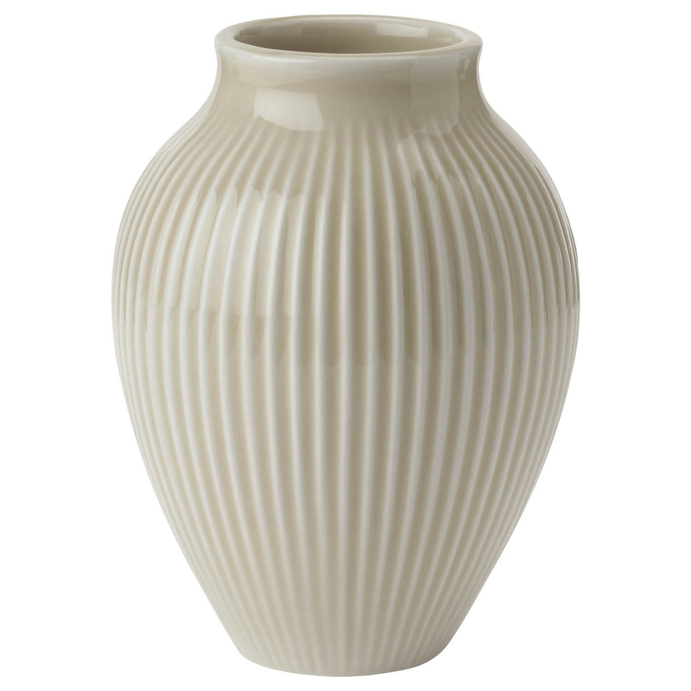 Vase Profilert 12,5 cm, Sand