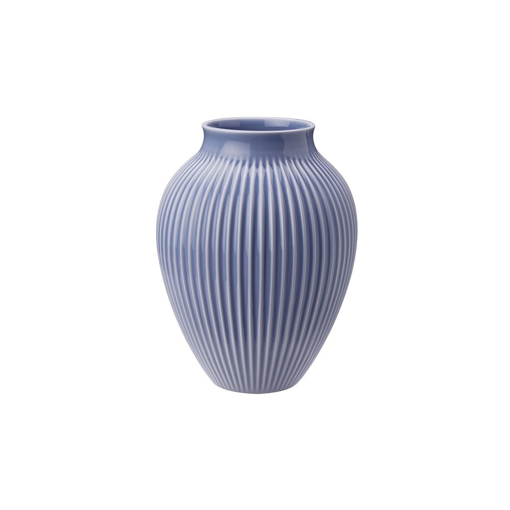 Vase Profilert Lavendelblå 20 cm