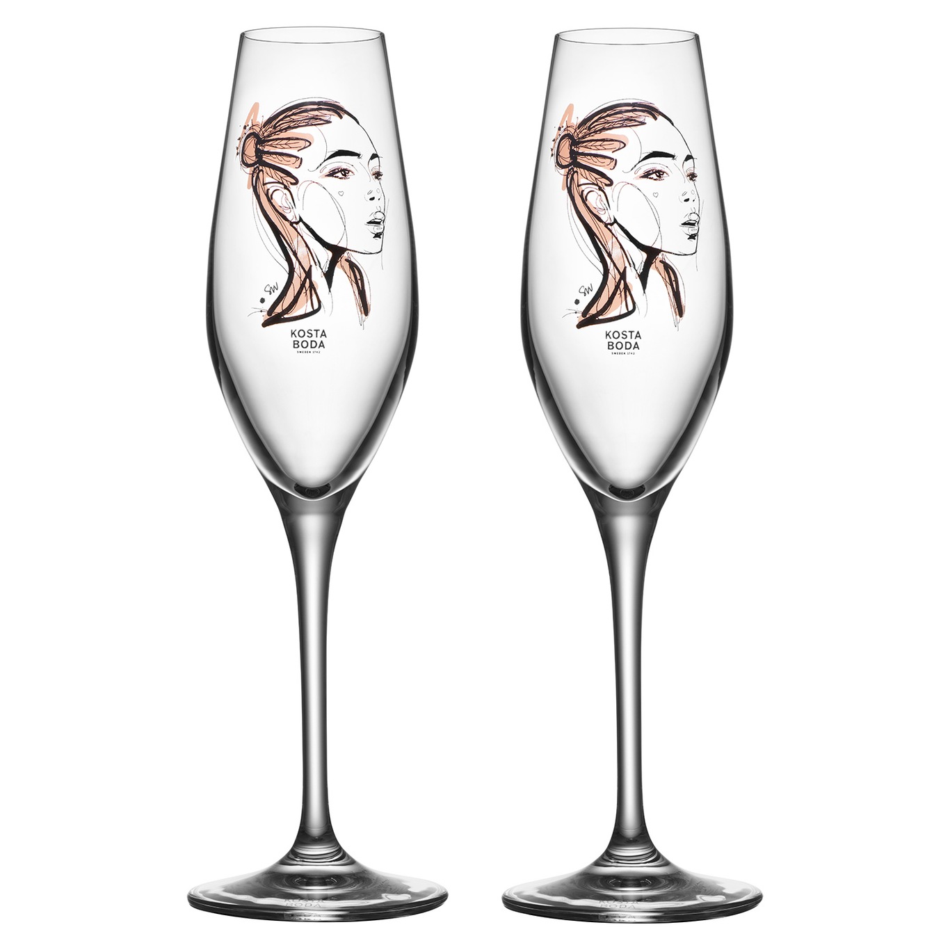 All About You Champagneglass 23 cl  2-pk, Forever Yours
