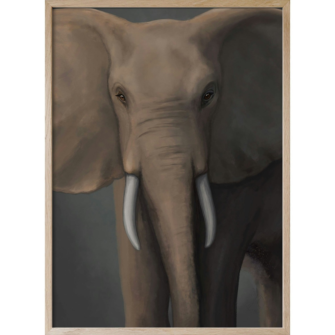 Forest Elephant Plakat, 30x40 cm