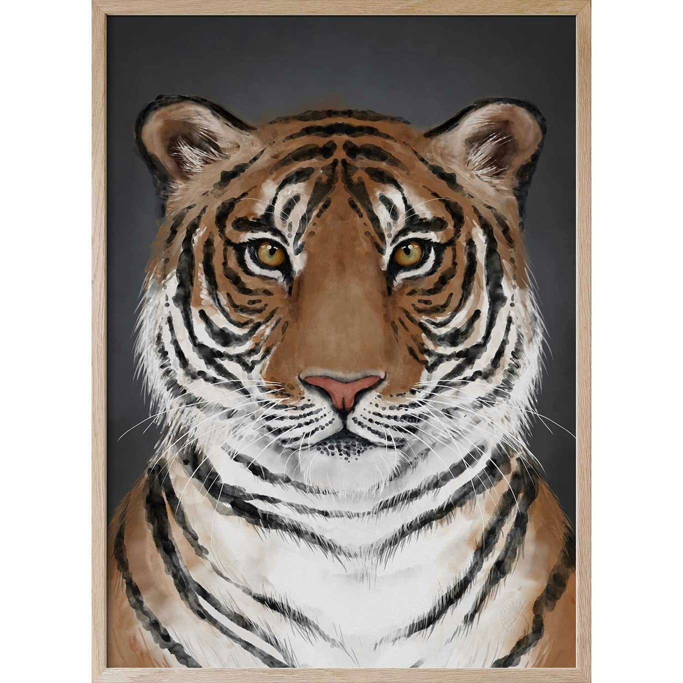 Tiger Plakat, 30x40 cm