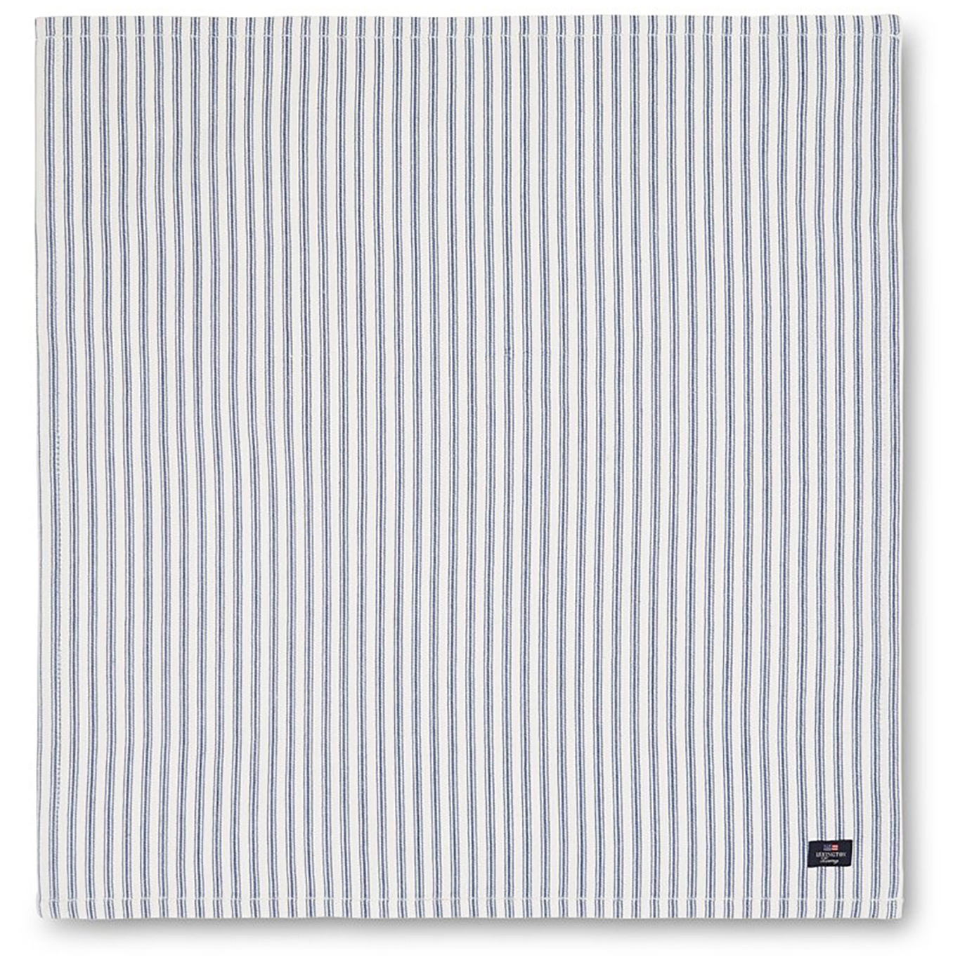 Icons Herringbone Striped Serviett, Blå
