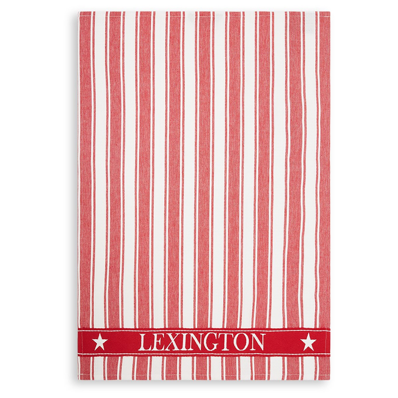 Icons Twill Waffle Striped Kjøkkenhåndkle, Rød