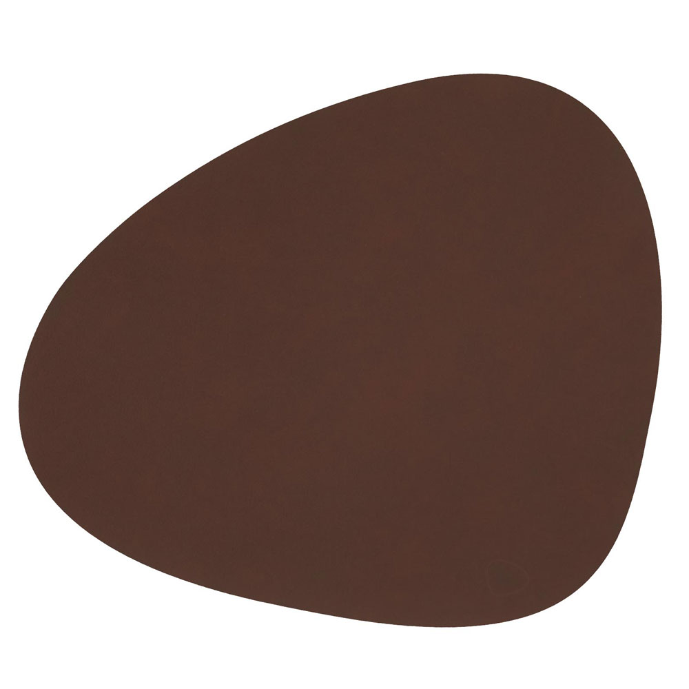 Curve L Bordmatte Nupo 37x44 cm, Mørkebrun