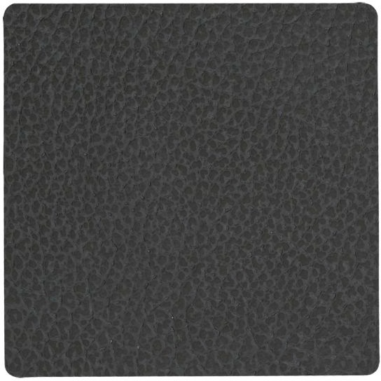Square Glassunderlegg Hippo 10x10 cm, Black-Anthracite