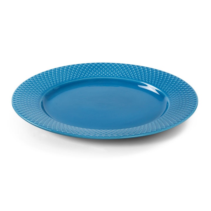 Rhombe Color Middagstallerken Ø27 cm, Blå