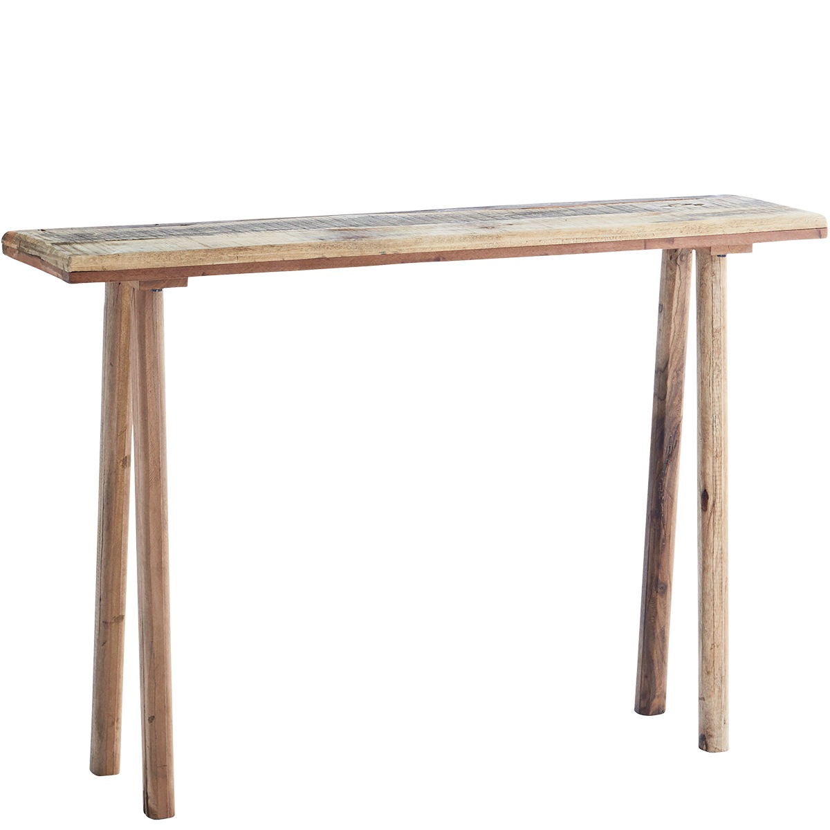 Wooden console table, 105x25x70 cm