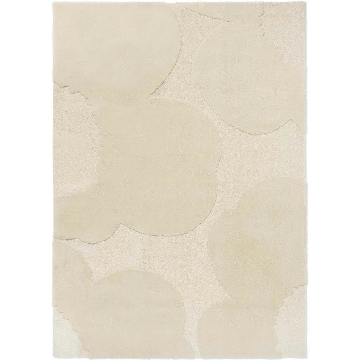 Marimekko Iso Unikko Teppe 200x300 cm, Natural White